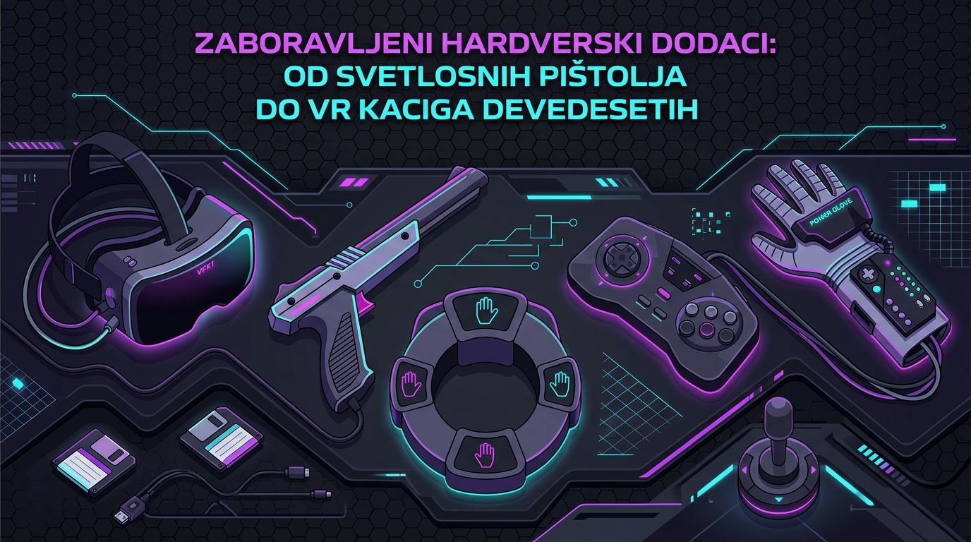 Zaboravljeni hardverski dodaci: Od svetlosnih pištolja do VR kaciga devedesetih